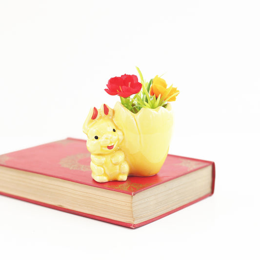 SOLD - Vintage 1940s Fanny Farmer McCoy Bunny Egg Cup