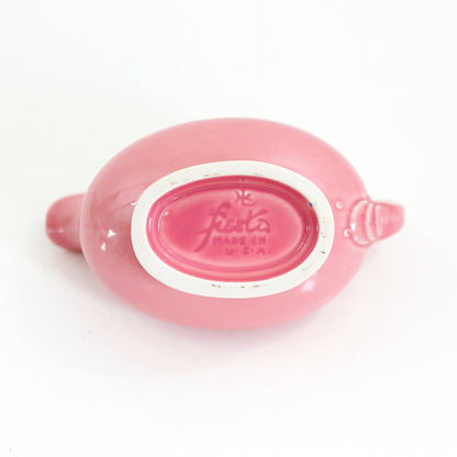 SOLD - Vintage Fiestaware Pink Rose Gravy Pitcher