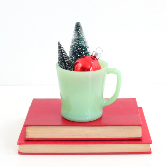 SOLD - Mid Century Jadeite Fire King Mug