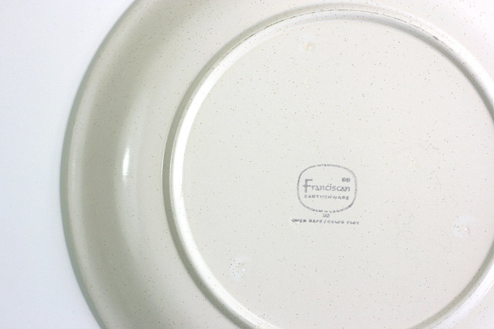 SOLD - Vintage Franciscan Earthenware Tulip Time Dinner Plate