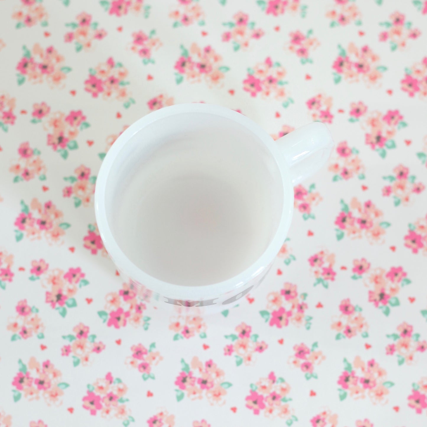 SOLD - Vintage 'Mom' Milk Glass Mug