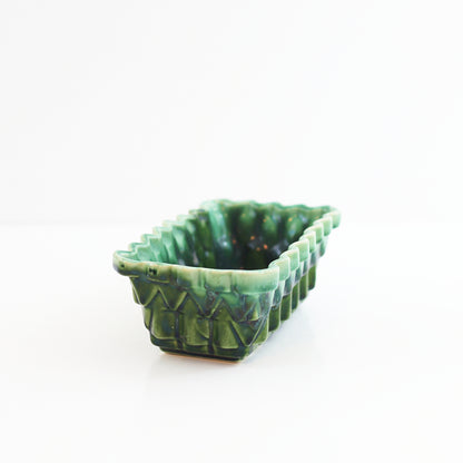 SOLD - Vintage Green Ombre Upco Planter