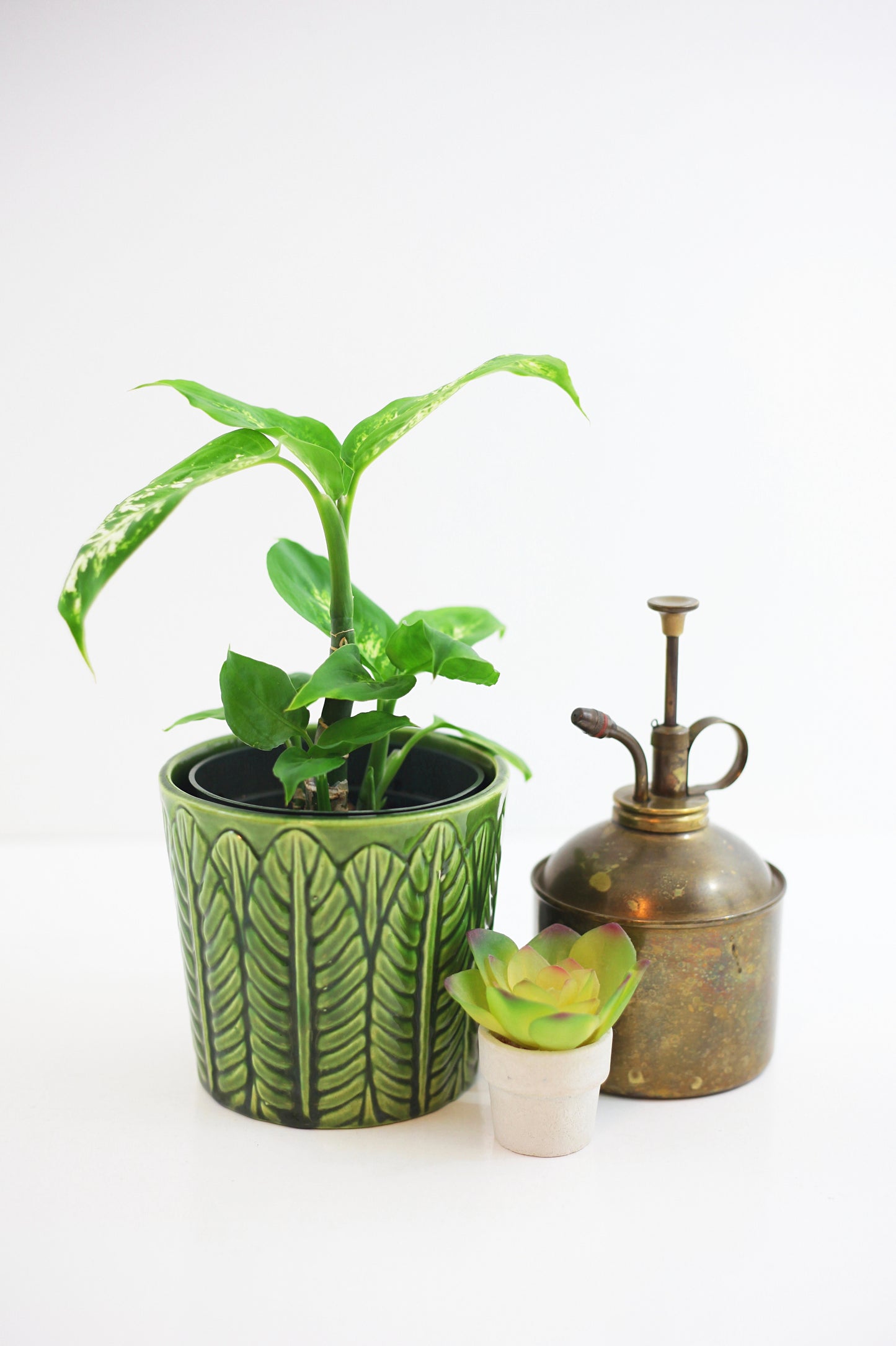 SOLD - Mid Century Haeger Leaf Planter