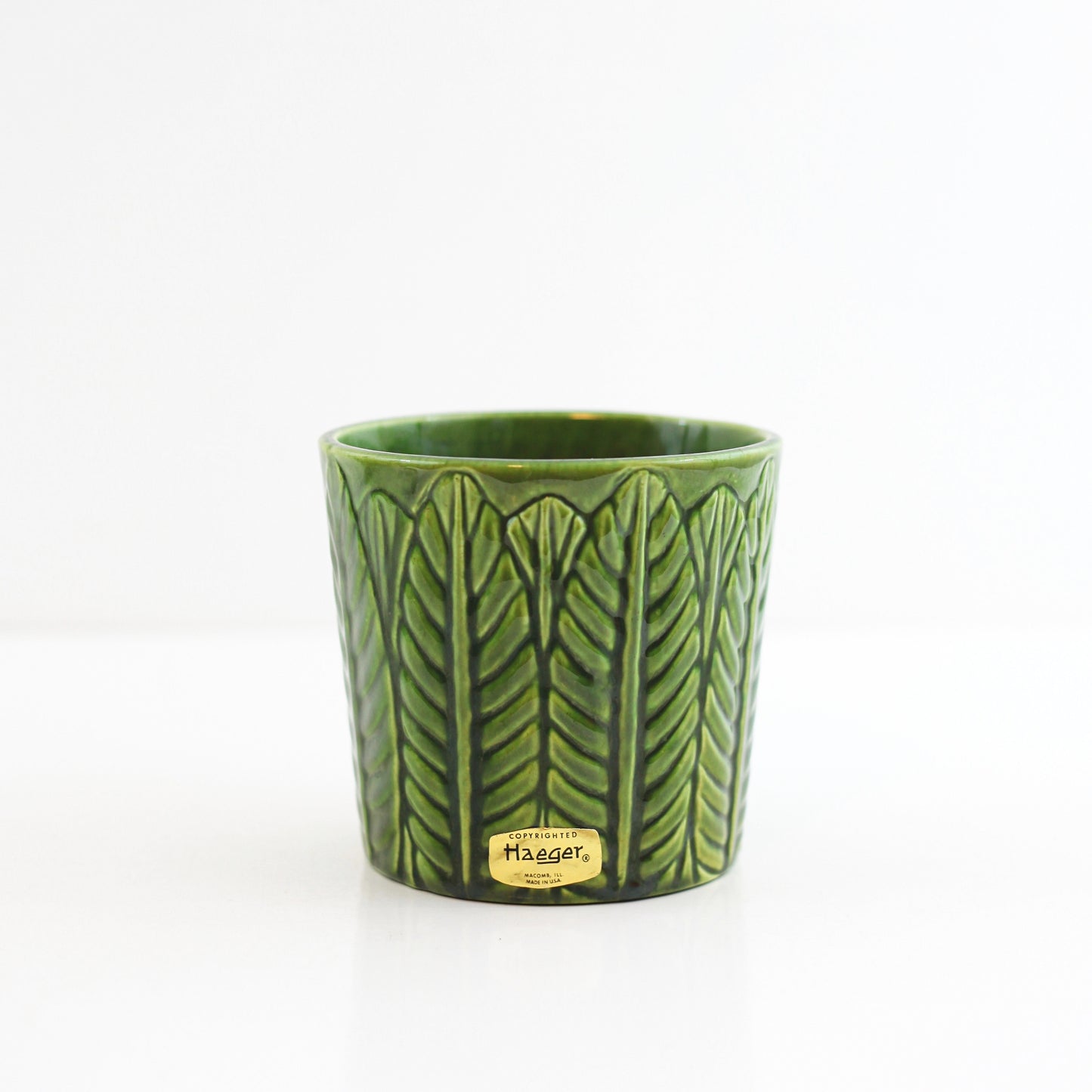 SOLD - Mid Century Haeger Leaf Planter