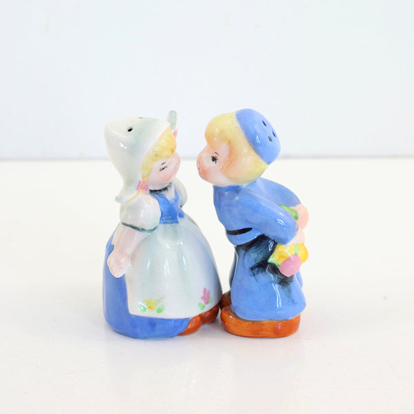 SOLD - Vintage Lefton Dutch Boy & Girl Salt & Pepper Shaker Set – Wise ...
