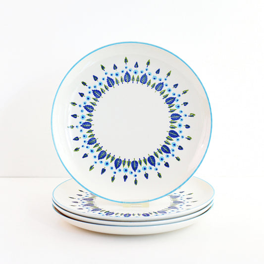 SOLD - Vintage Swiss Alpine Dinner Plates