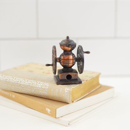SOLD - Vintage Miniature Coffee Grinder Pencil Sharpener
