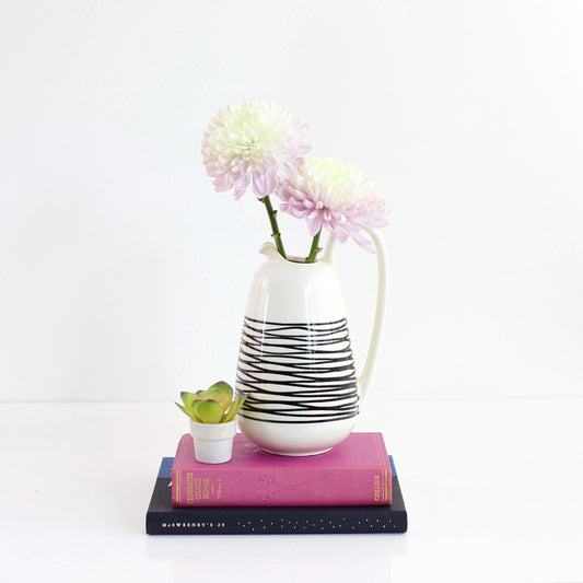 SOLD - Vintage Modernist Haeger Multi Directional Pitcher