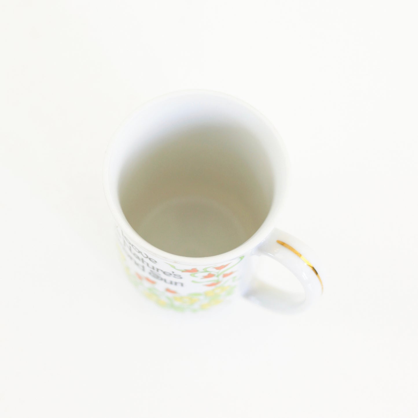 SOLD - Vintage Coffee Mug - Love Is Nature's Second Sun