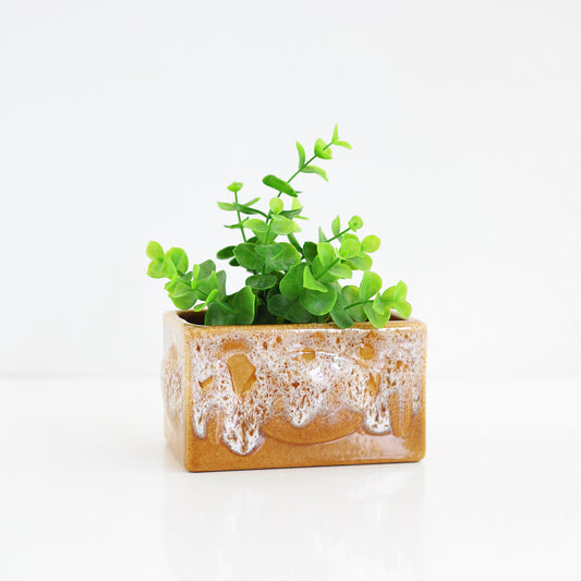 SOLD - Mid Century Mustard Yellow Haeger Planter