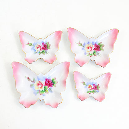 SOLD - Vintage Nesting Butterfly Dishes