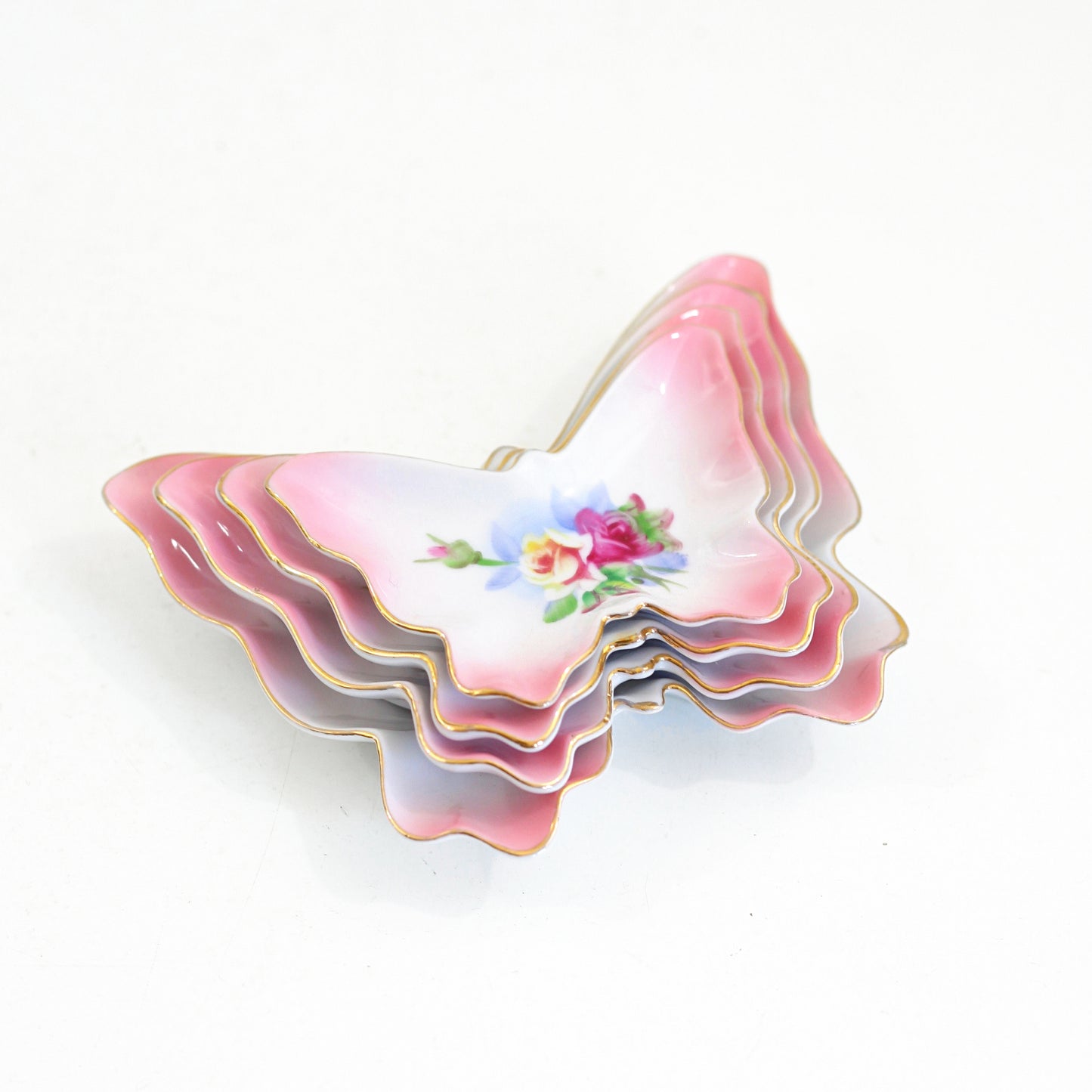 SOLD - Vintage Nesting Butterfly Dishes