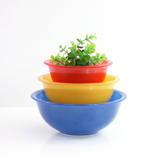 SOLD - Vintage Pyrex Primary Color Line Mixing Bowls