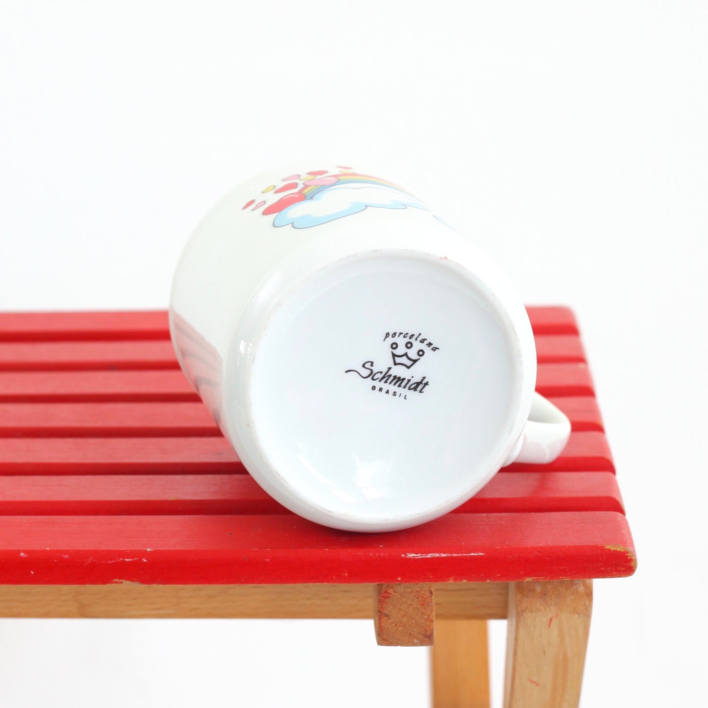 SOLD - Kitschy Vintage Rainbow Mug