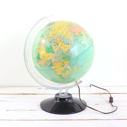 SOLD - Mid Century Light-Up Globe