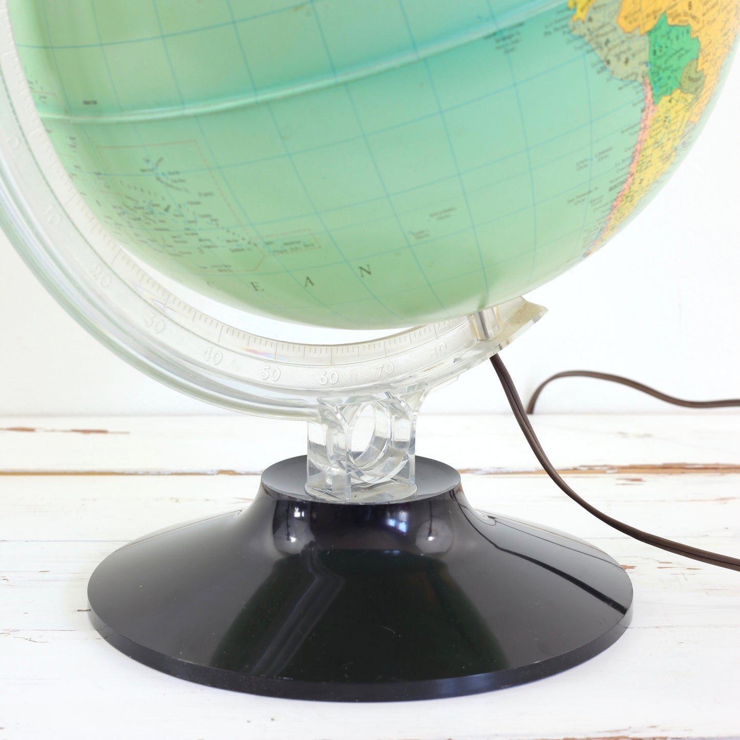 SOLD - Mid Century Light-Up Globe