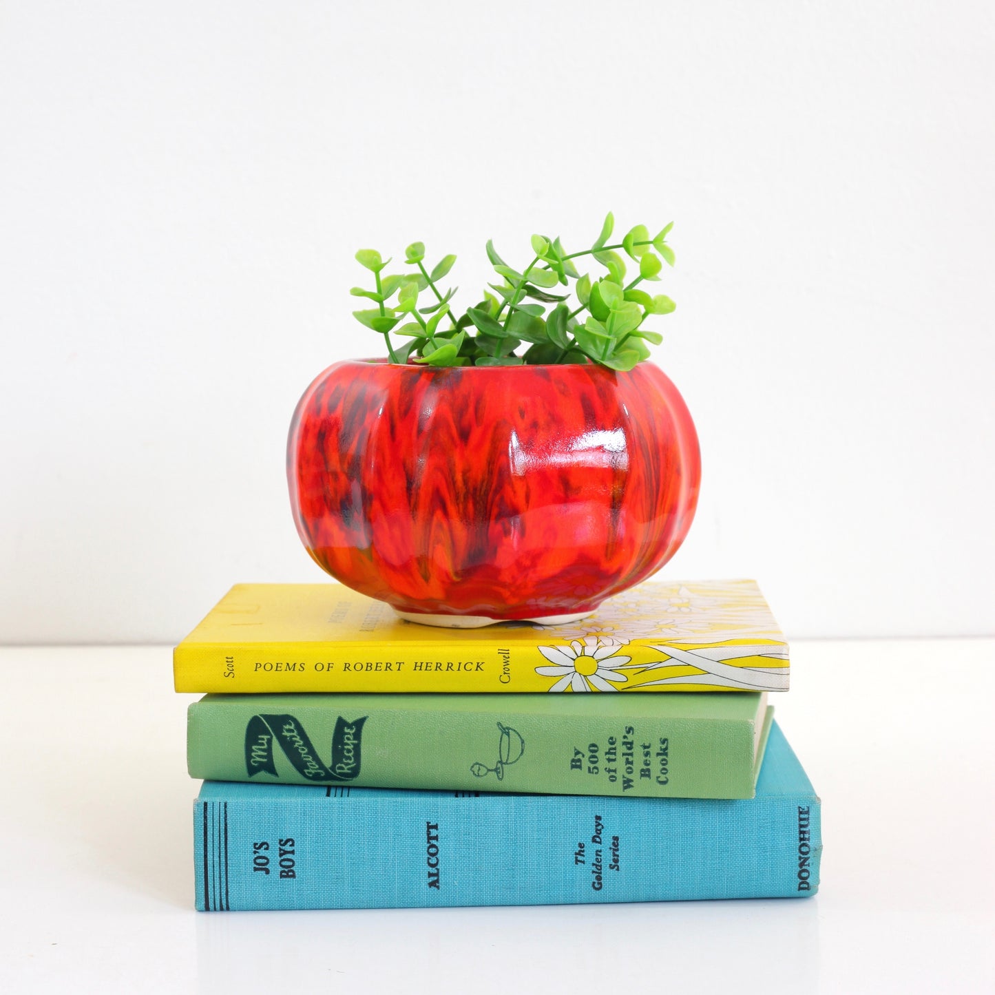SOLD - Mid Century Red California Pottery Planter