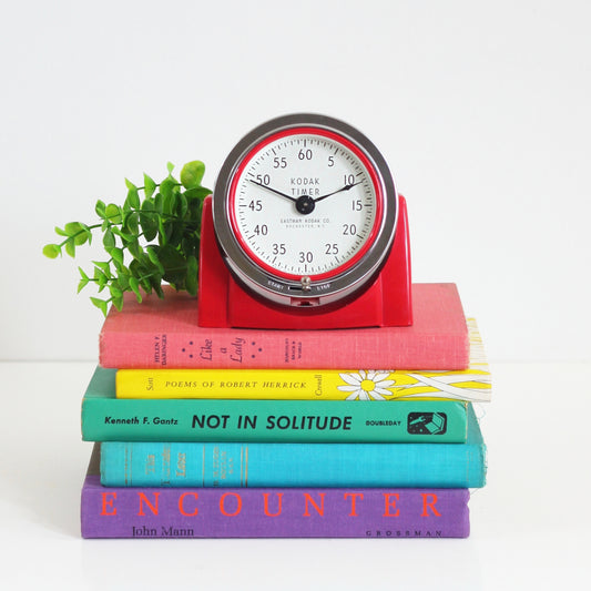 SOLD - Bright Red Vintage Kodak Darkroom Timer