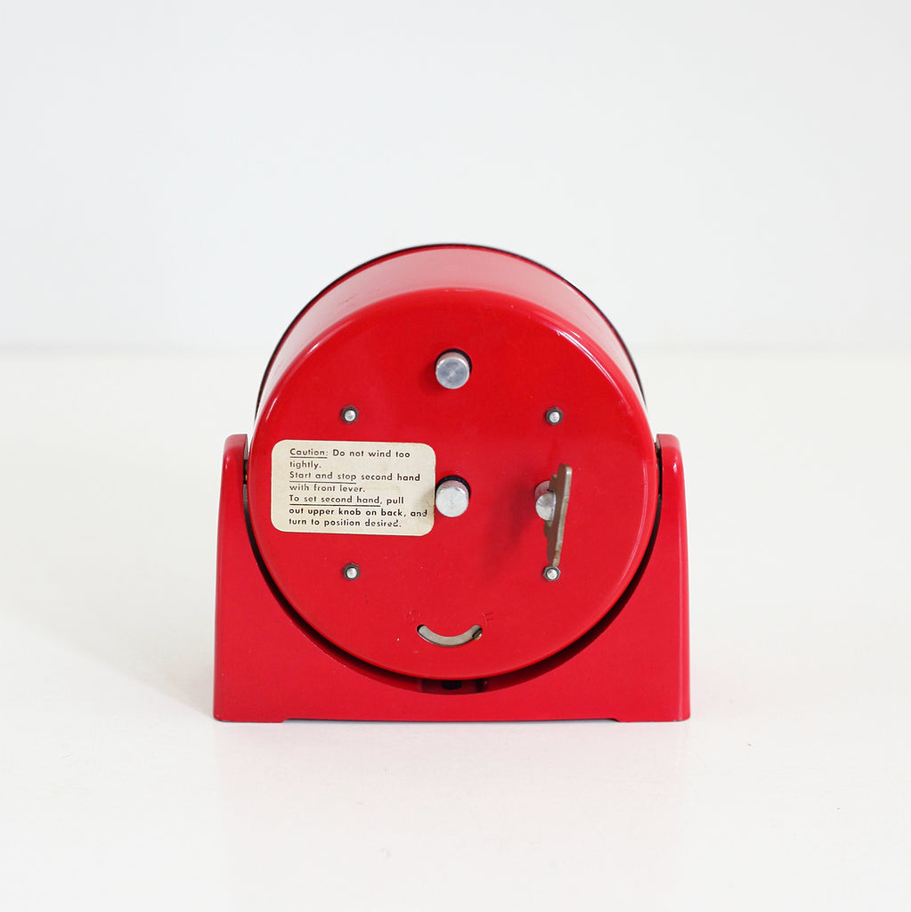 SOLD Bright Red Vintage Kodak Darkroom Timer Wise Apple Vintage