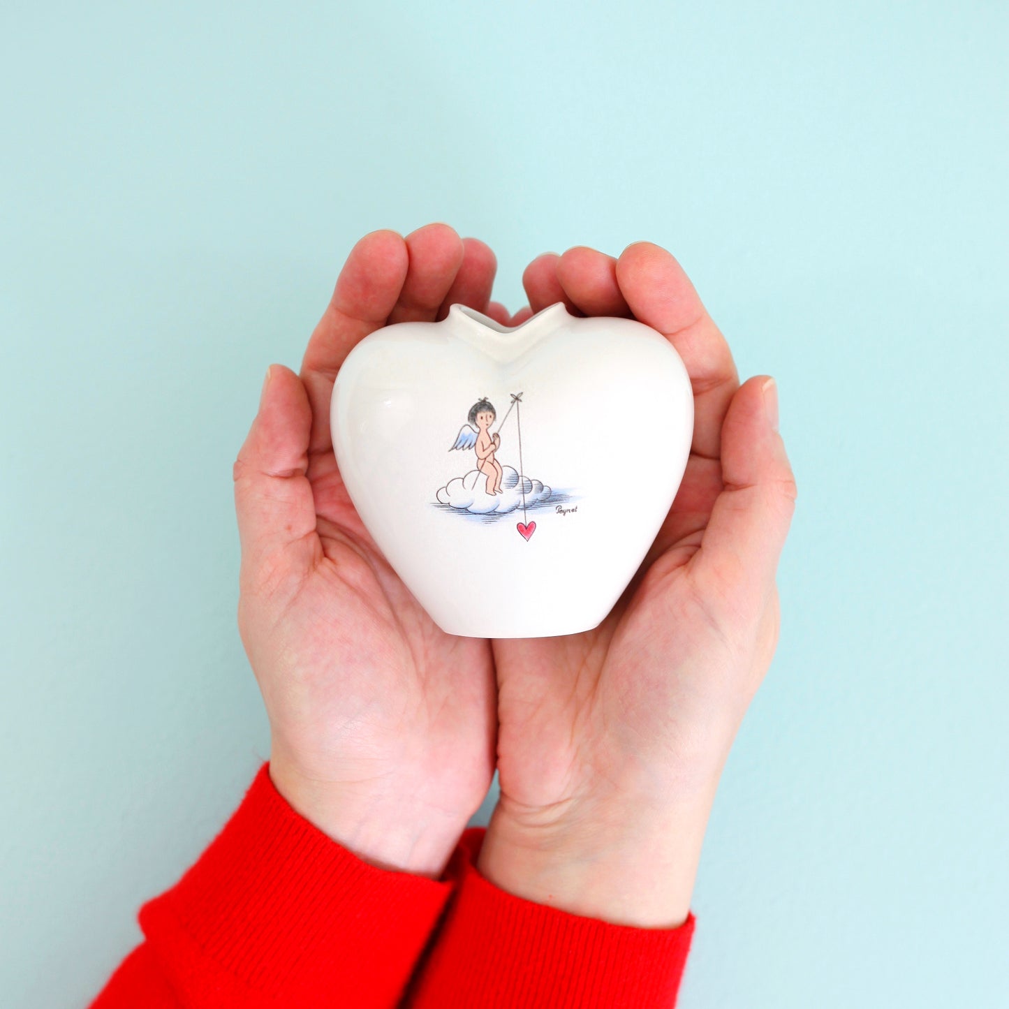 SOLD - Mid Century Rosenthal Lovers Vase by Raymond Peynet