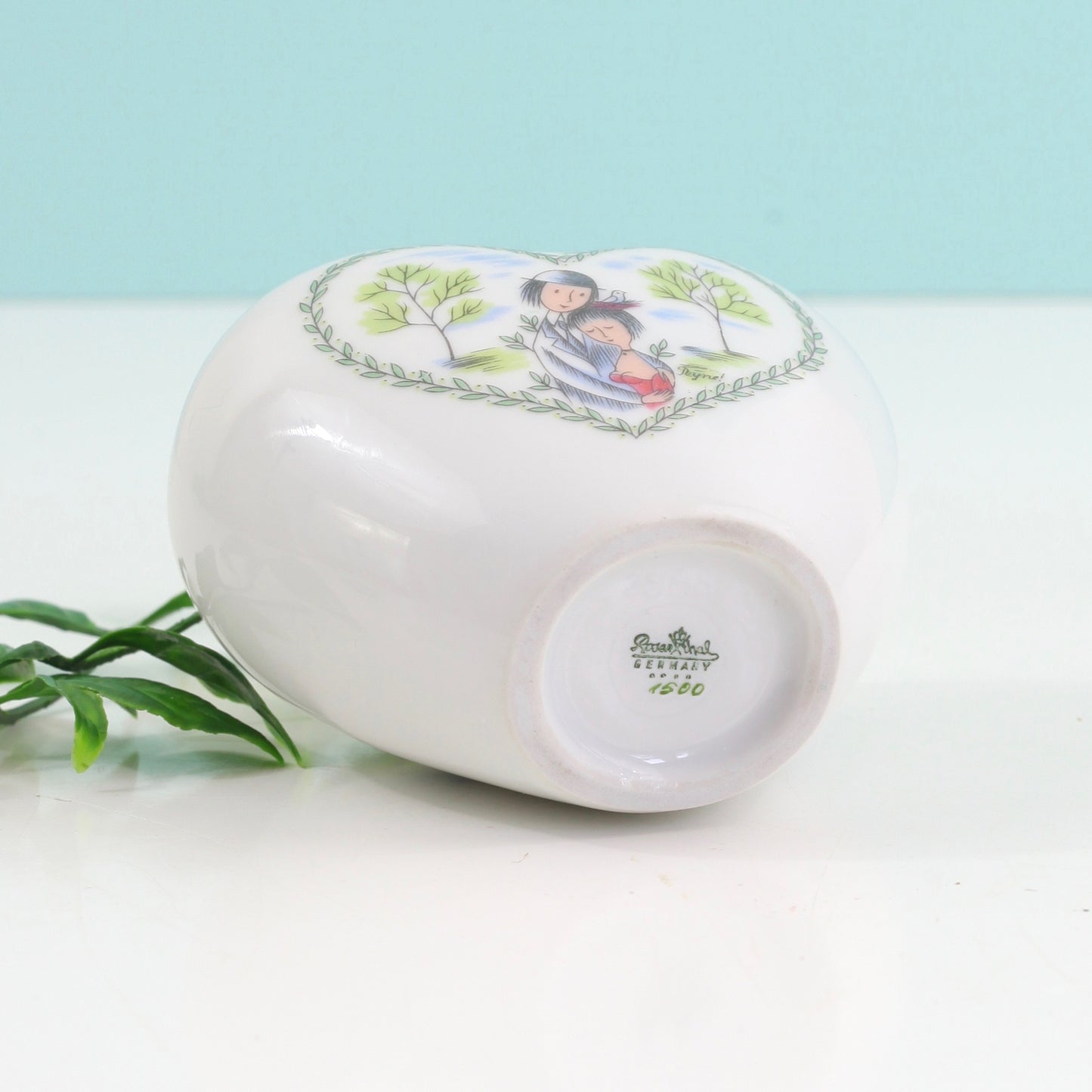 SOLD - Mid Century Rosenthal Lovers Vase by Raymond Peynet