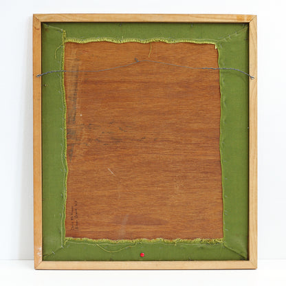 SOLD - Large Vintage Crewel Embroidery - Bouquet of Roses