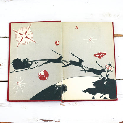 SOLD - Vintage 1942 Christmas Book / Santa Claus in Santa Land by Dr. Harold W. Trott