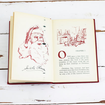 SOLD - Vintage 1942 Christmas Book / Santa Claus in Santa Land by Dr. Harold W. Trott