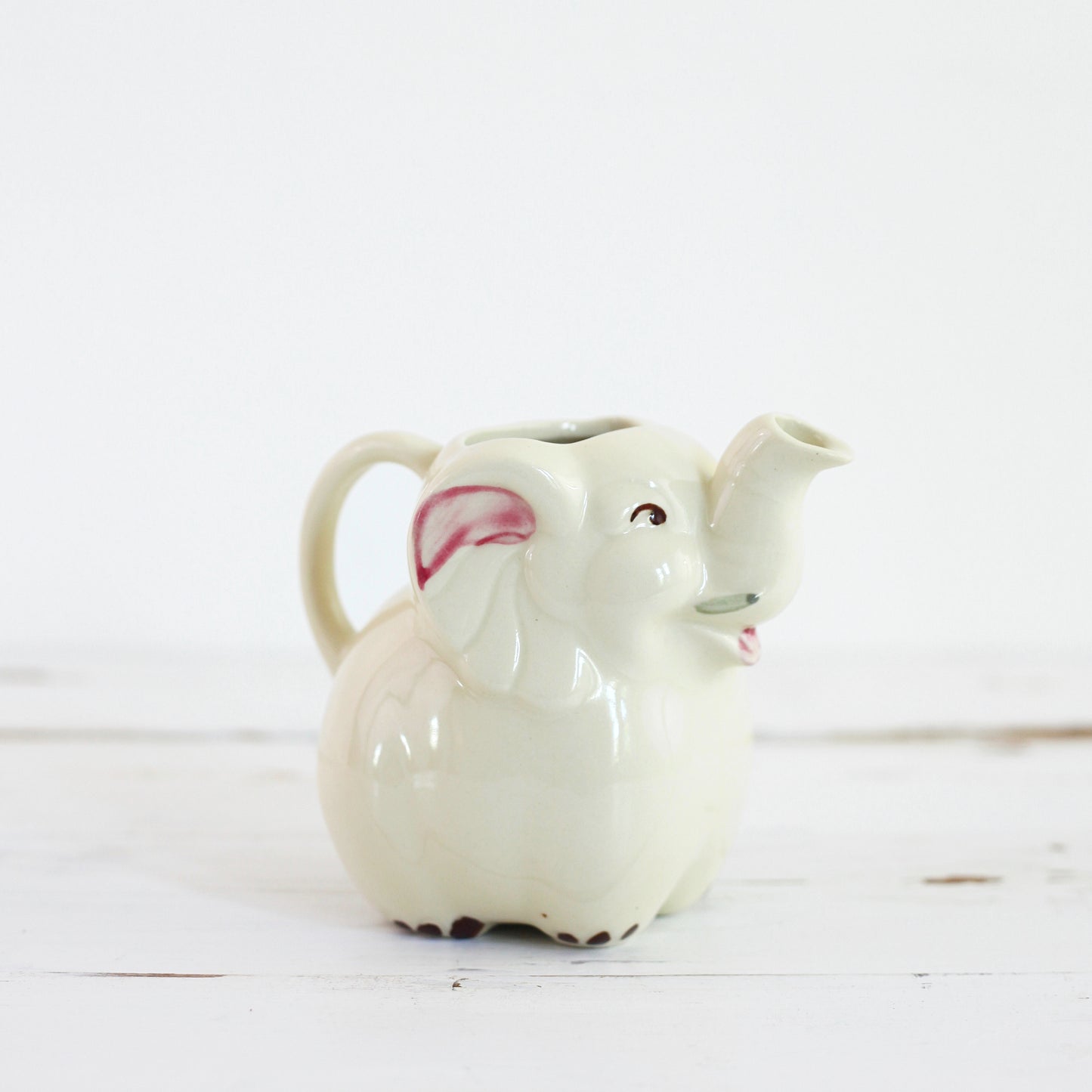 SOLD - Vintage Shawnee Elephant Cream Pitcher