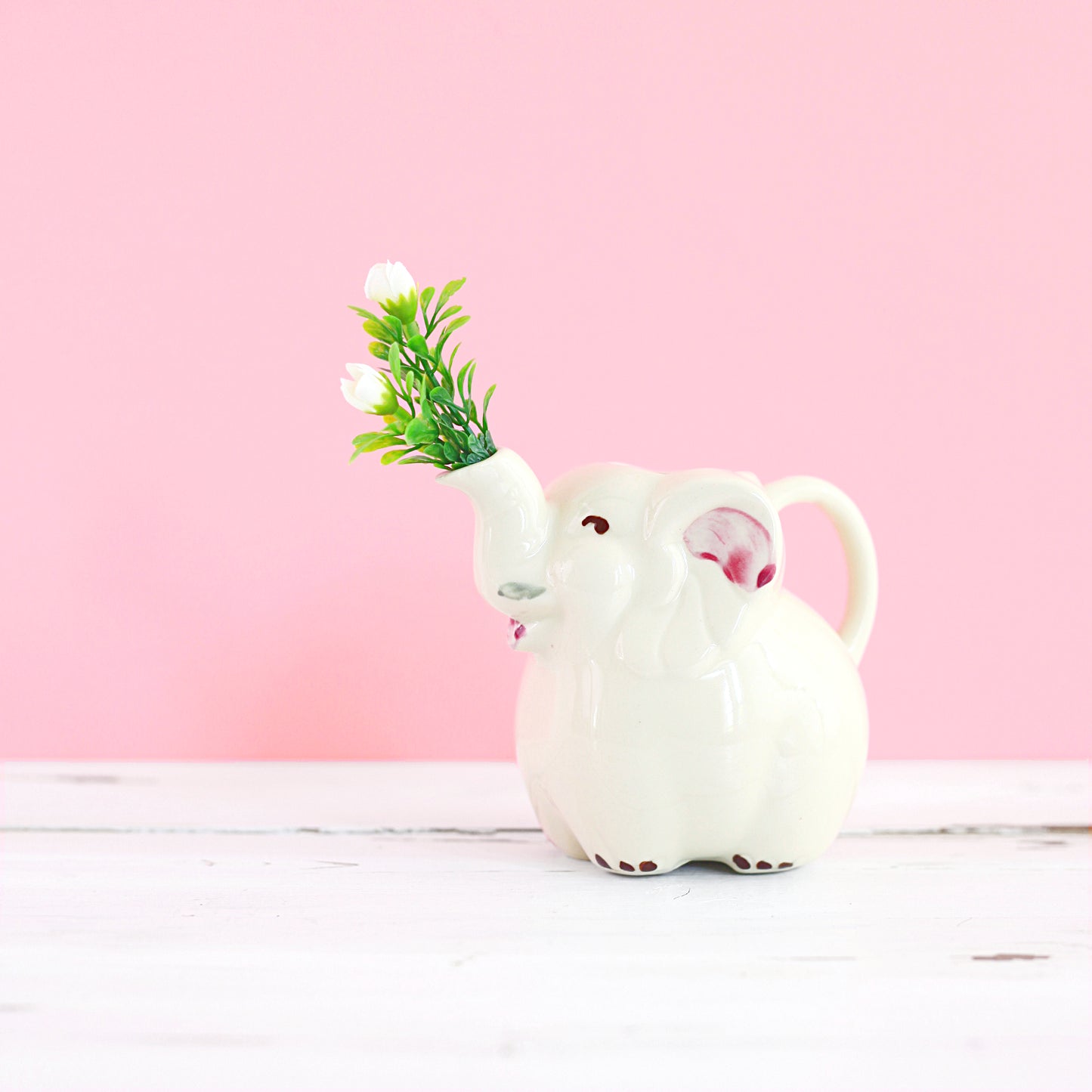 SOLD - Vintage Shawnee Elephant Cream Pitcher