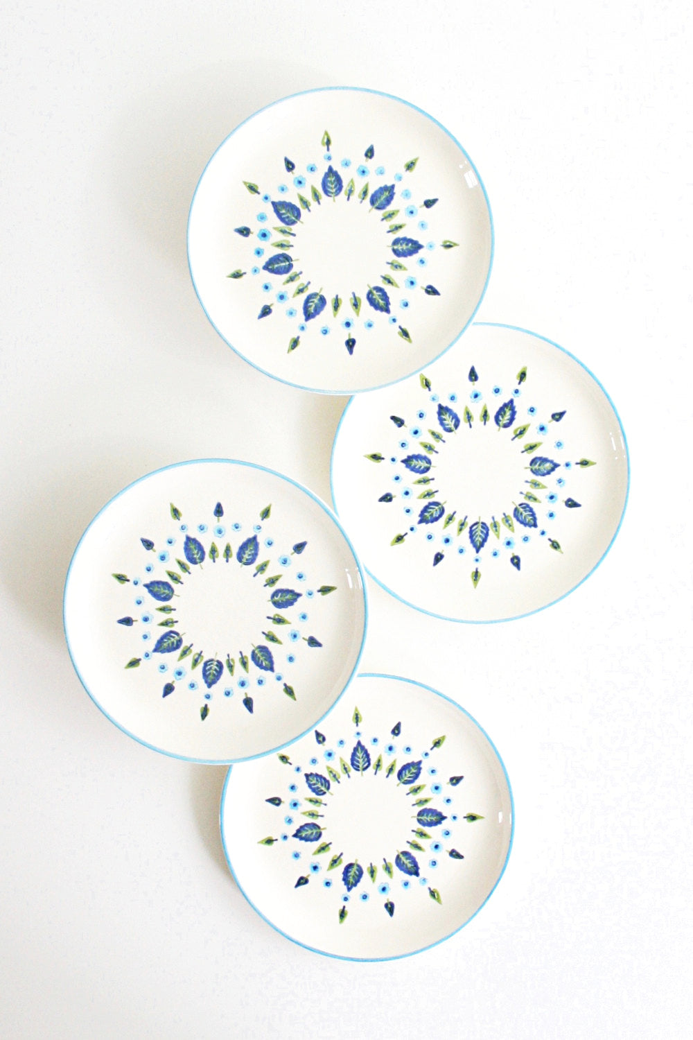 SOLD — Mid Century Swiss Alpine Bread & Butter Plates by Marcrest