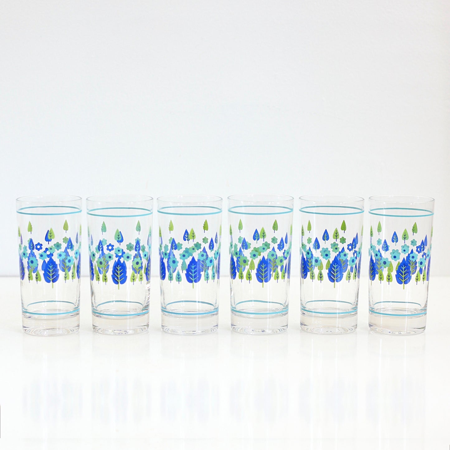 SOLD - Mid Century Swiss Alpine Drinking Glasses