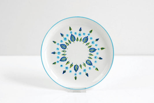 SOLD - Mid Century Swiss Alpine Bread and Butter Plates by Marcrest / Vintage Swiss Chalet Plates