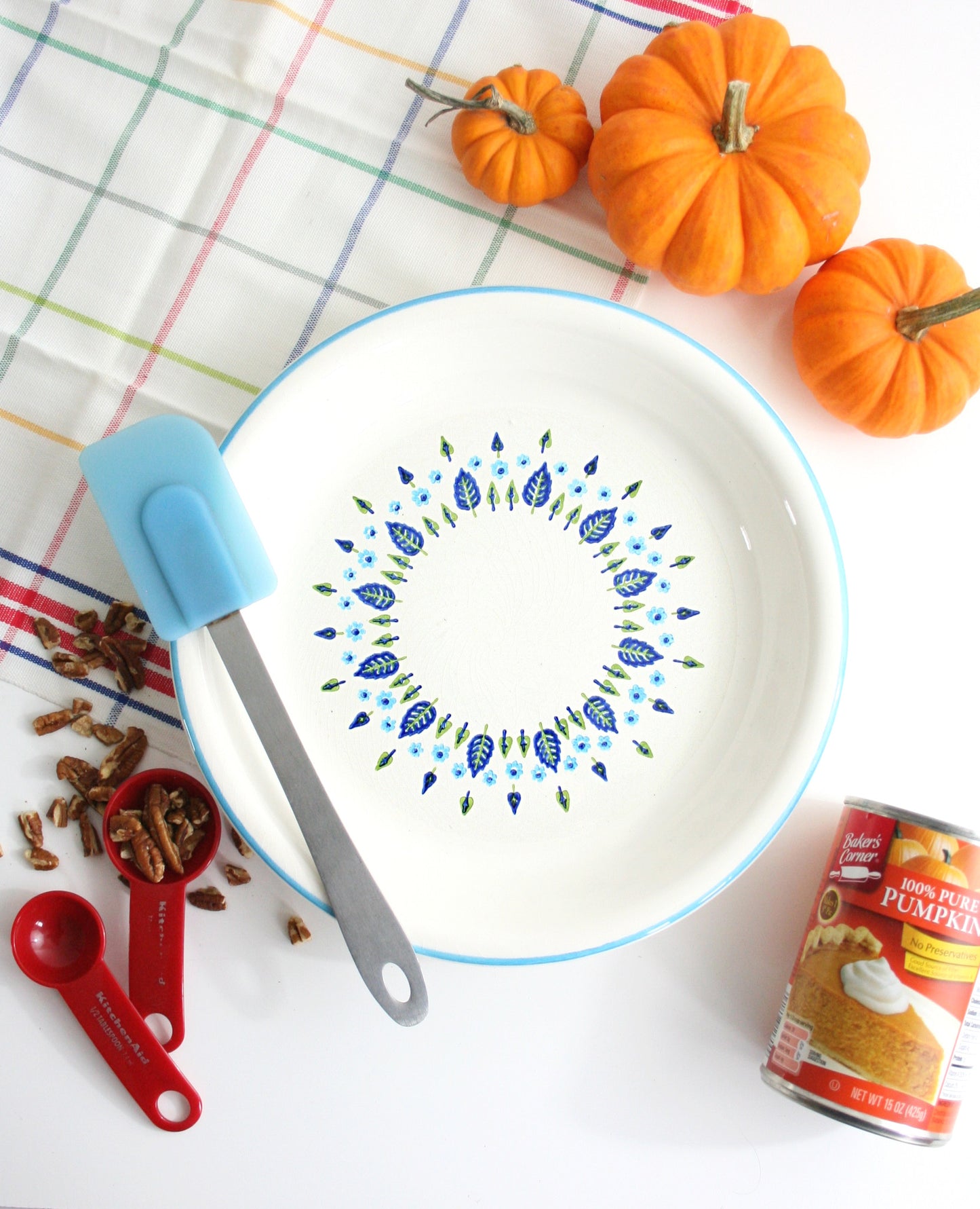 SOLD - Vintage Swiss Alpine Pie Plate / Mid Century Swiss Chalet Pie Dish by Marcrest