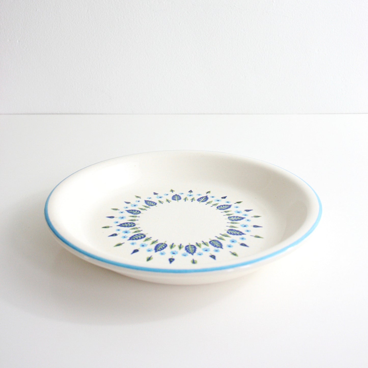 SOLD - Vintage Swiss Alpine Pie Plate / Mid Century Swiss Chalet Pie Dish by Marcrest