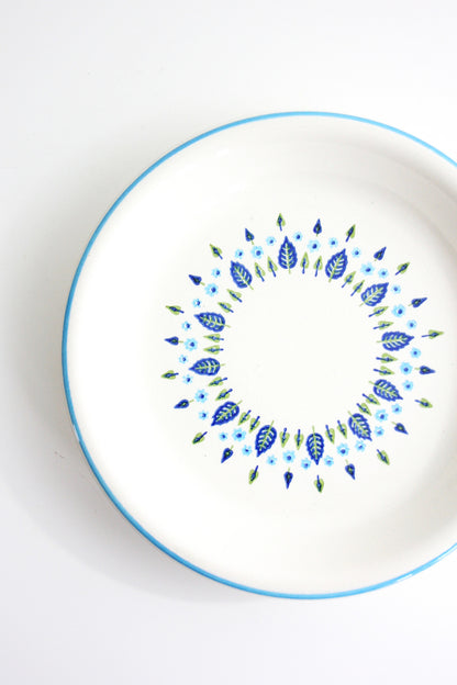 SOLD - Vintage Swiss Alpine Pie Plate / Mid Century Swiss Chalet Pie Dish by Marcrest