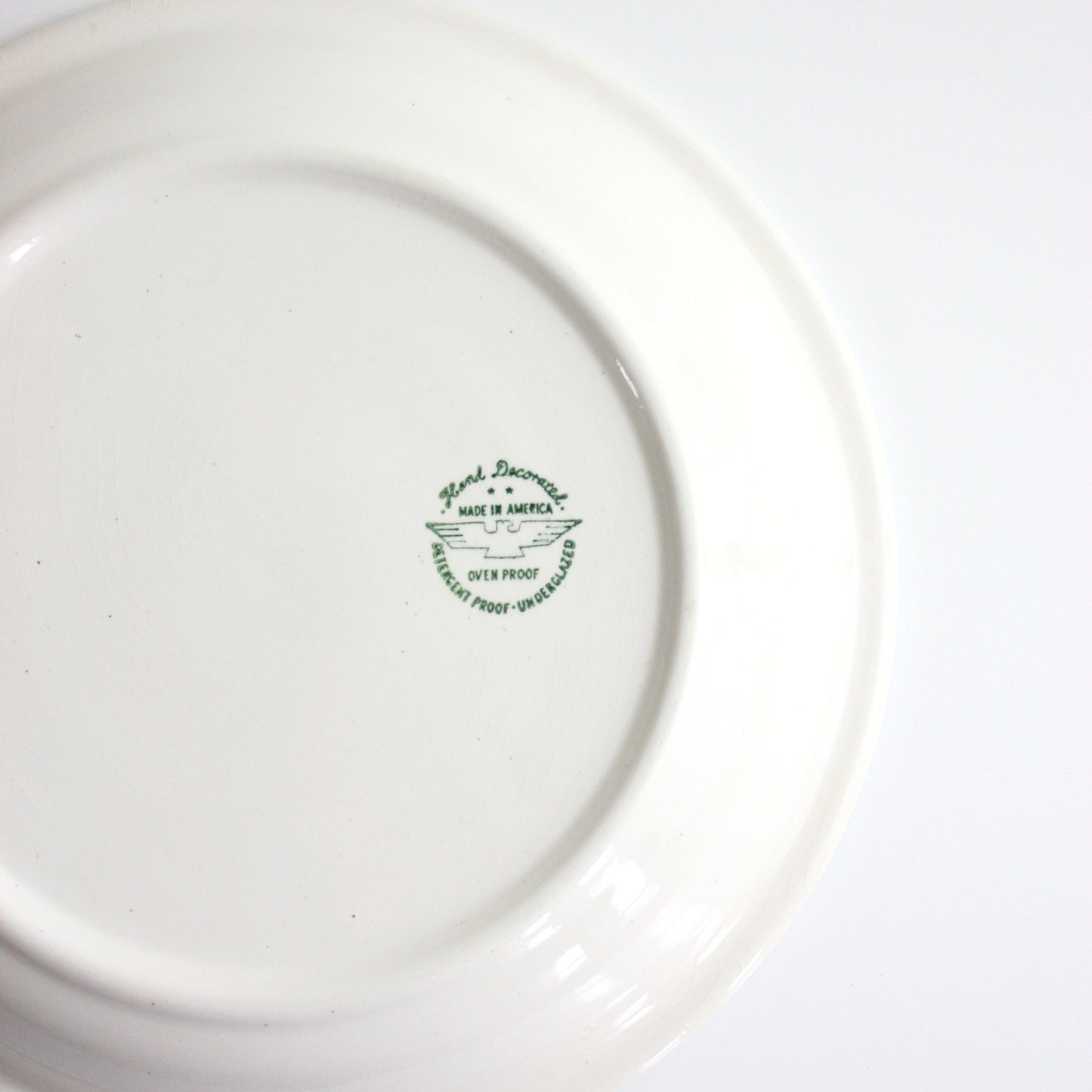SOLD - Vintage Swiss Alpine Pie Plate / Mid Century Swiss Chalet Pie Dish by Marcrest