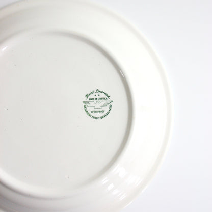 SOLD - Vintage Swiss Alpine Pie Plate / Mid Century Swiss Chalet Pie Dish by Marcrest