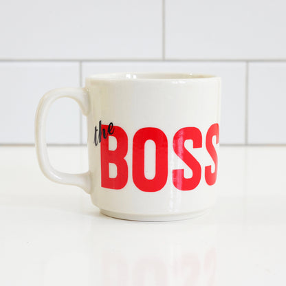 SOLD - Vintage 'The Boss' Mug