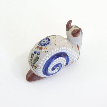 SOLD - Vintage Tonala Pottery Snail