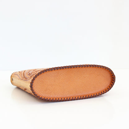 SOLD - Vintage Tooled Leather Purse