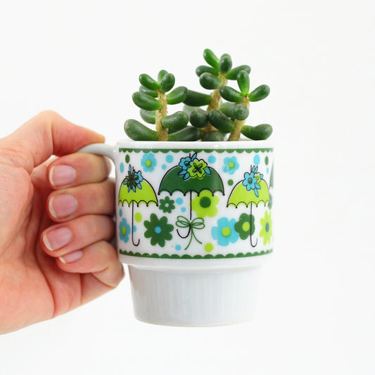 SOLD - Vintage Umbrella Mug from Japan