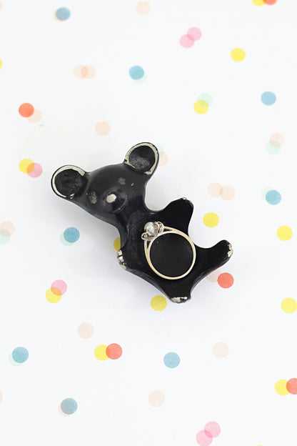 SOLD - Mid Century Walter Bosse Bear Egg Cup / Ring Dish