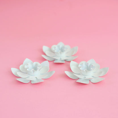 SOLD - Vintage Flower Candle Holders from West Germany