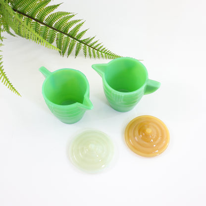 SOLD - Vintage 1940s Akro Agate Child's Tea Set