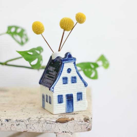 SOLD - Vintage Blauw Delfts Holland House Ashtray