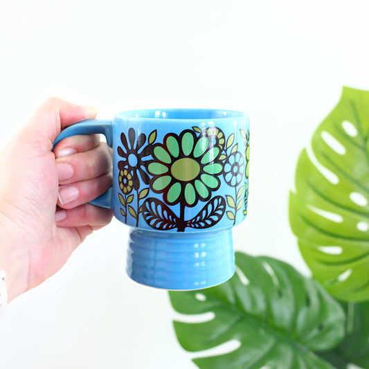 SOLD - Vintage Flower Power Mug from Japan
