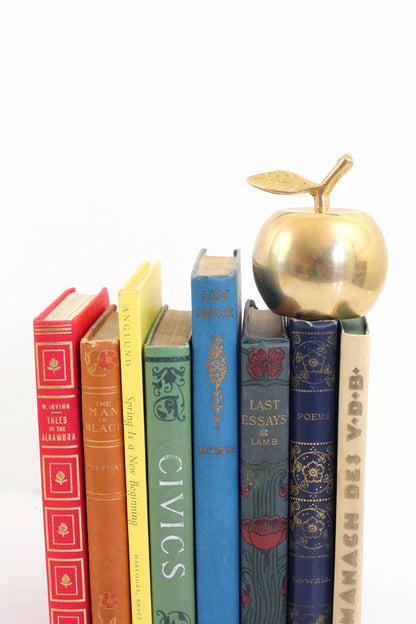 SOLD - Vintage Brass Apple Bell