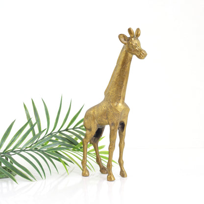 SOLD - Vintage Brass Giraffe