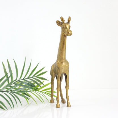 SOLD - Vintage Brass Giraffe